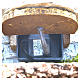 Fontaine en plâtre avec décor en liège 32x24x24 cm s4