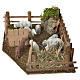 Sheepfold with dog for nativities 6x19x14cm s2