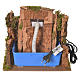 Wasserfall für Krippe mit Pumpe 25x29x33cm s4
