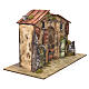 Farmhouse with fountain and pump for nativities 32x50x26cm s2