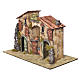 Farmhouse with fountain and pump for nativities 32x50x26cm s3