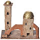 Golden minaret for nativities measuring 18x19x11cm s1