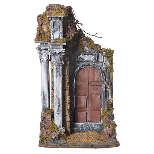 Tempio porta marrone cm. 20x20x40 1