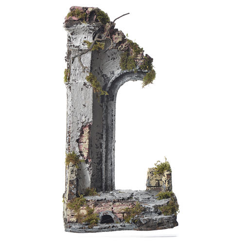 Half arch with temple for nativities, 30x15x12cm 1