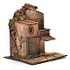 Neapolitan Nativity Village with balcony and roof tiles 30X30X30 cm s2