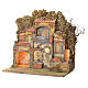 Neapolitan Nativity village with fountain 55x50x35, for 10cm s3