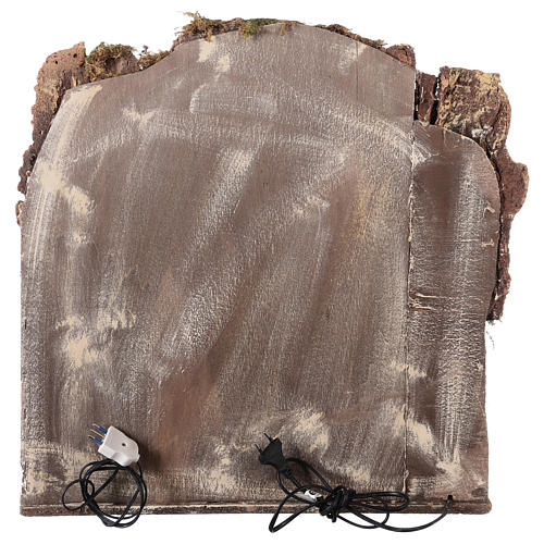 Borgo presepe con fontanella 60X55X45 per cm 10/12 6