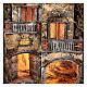 Borgo presepe con fontanella 60X55X45 per cm 10/12 s2