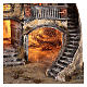 Borgo presepe con fontanella 60X55X45 per cm 10/12 s3