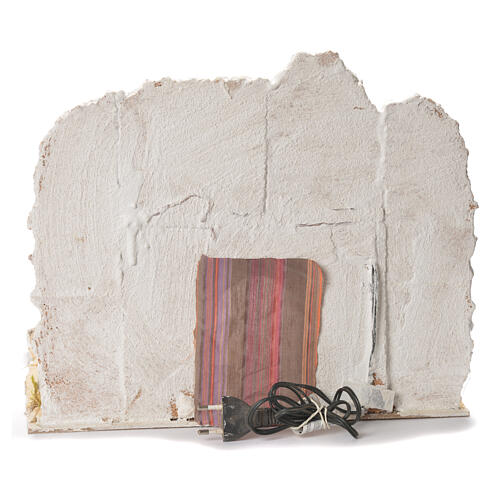 Casa estilo árabe presépio napolitano 31x36x30 cm 4