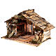 Wooden cabin, Neapolitan Nativity 30x49x29cm s2