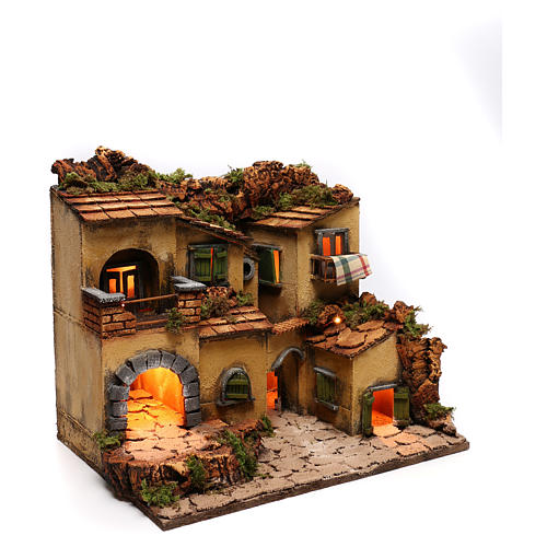 Neapolitan Nativity Village, 1700 45x35x33cm 3