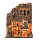 Borgo presepe Napoli fontana e pozzo 60x50x42 s1