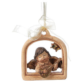 Ozdoby choinkowe z drewna i pvc: Anioł dekoracja bożonarodzeniowa