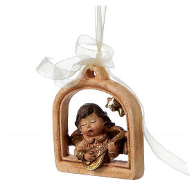 Ozdoby choinkowe z drewna i pvc: Anioł dekoracja bożonarodzeniowa