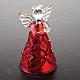 Christmas decoration glass angel glitter and strass s7