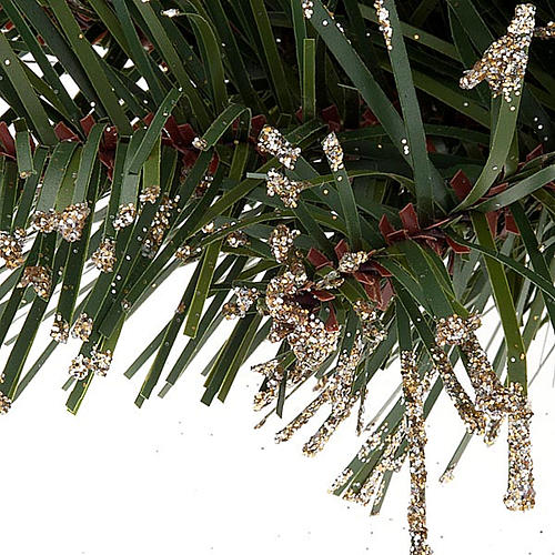 Coroa de pinheiro sintético enfeite Natal 3