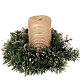 Coroa de pinheiro sintético enfeite Natal s2