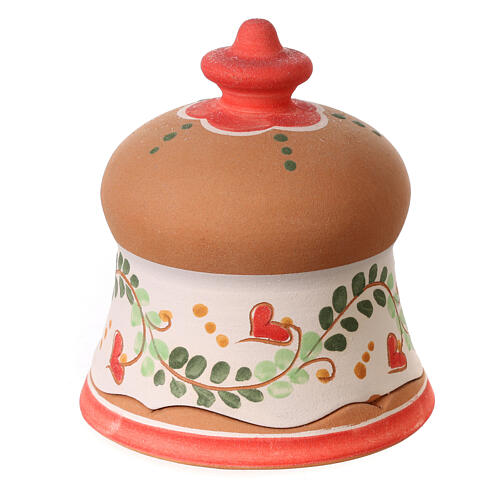 Glocke aus Terrakotta mit Geburtsszene 3