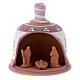 Glocke-Hütte aus Terrakotta mit Geburtsszene s9