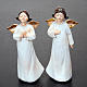 Statuette angeli 4 pezzi 13 cm addobbi natalizi s4