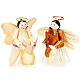 Christmas decoration, glittered angel with butterfly wings s1