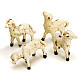 Nativity scene accessories, 4-piece sheep figurines 8cm s1