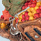Vendedora de manzanas con carrito 10 cm s3