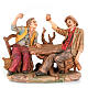 Nativity set accessory Drinkers with glass figurines s4
