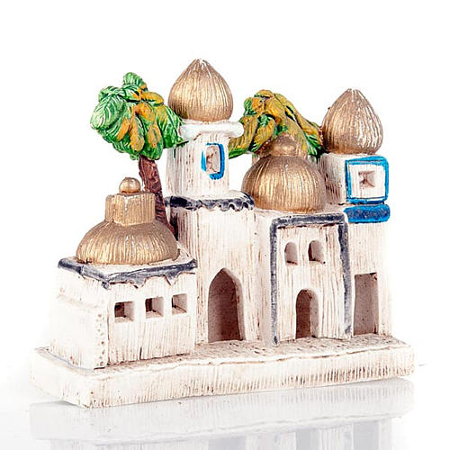 Nativity scene decor, Arabic-style houses 4