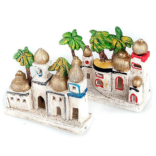Maisons arabes décoratif crèche Noël 1