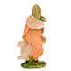 Nativity set accessory, woman with chicken figurine s3