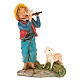 Nativity set accessory, Shepherd with flute and sheep s3