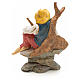 Nativity set accessory, Fisherman sitting figurine s2