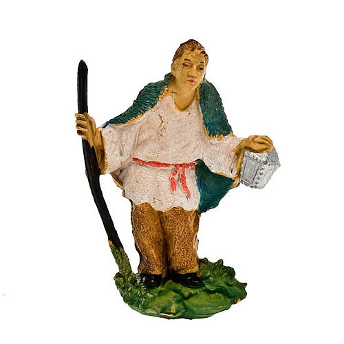 Nativity set accessory, Shepherd with lamp figurine 1
