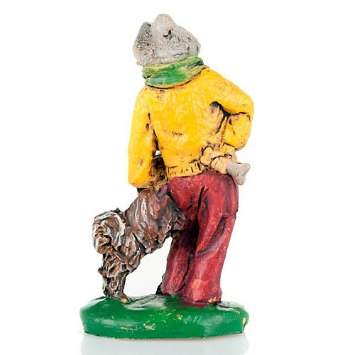 Nativity set accessory, Shepherd with dog figurine 2