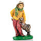 Nativity set accessory, Shepherd with dog figurine s1