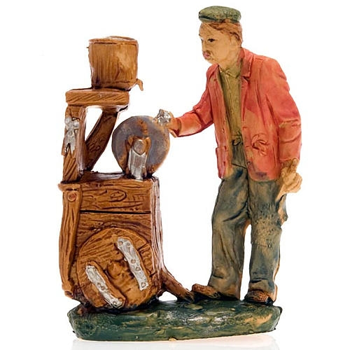 Arrotino per presepe 10 cm 3