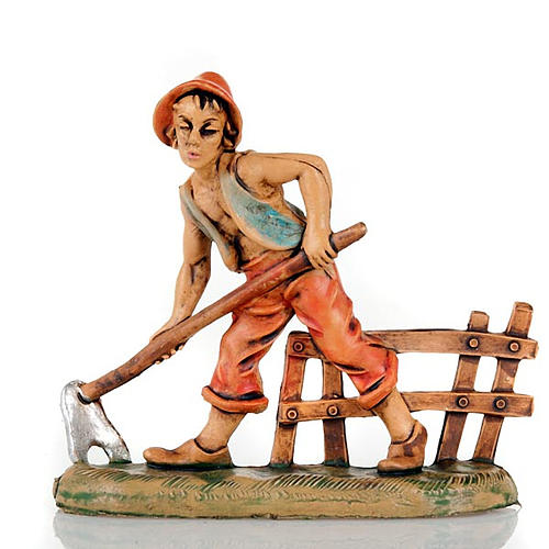 Campesino con azada 8 cm. 1
