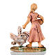 Nativity set accessory, Woman with chicken and basket 8cm s2