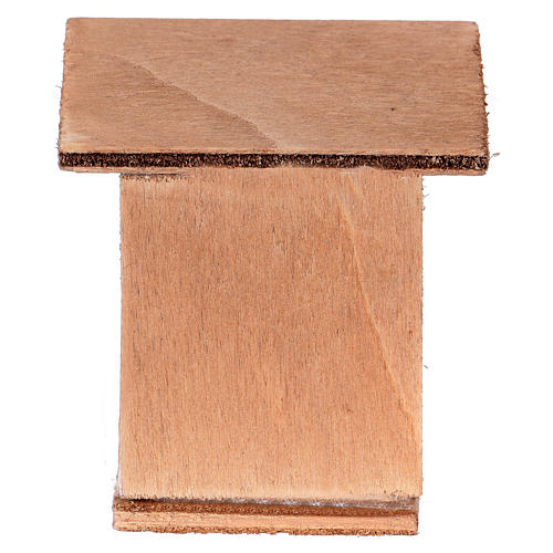 Coelheira 8-10 cm para presépio em madeira para decorar 3