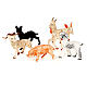 Set 6 animali per presepe 10 cm s2