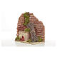 Nativity set accessory: battery-operated wooden oven s5