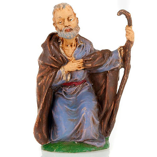 Saint Joseph à genoux avec bâton 10 cm 1