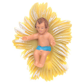 Statue Gesù Bambino: Bambinello resina per presepi 8 cm Statue Gesù Bambino: Bambinello resina per presepi 8 cm