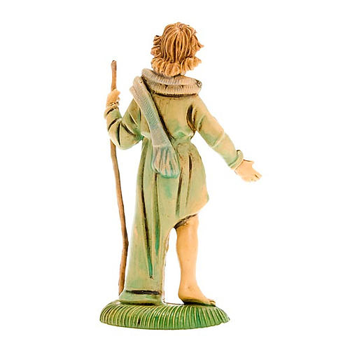 Nativity figurine, beggar with stick, 8 cm 2