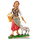 Young shepherdess figurine with sheep s1