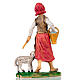 Young shepherdess figurine with sheep s2