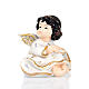 Christmas decoration, set of 4 gold and white angels s4