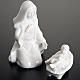 Nativity scene, 8 piece nativity in white porcelain s3